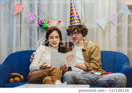 Celebrating girl birthday Celebrating girl birthday 117186238