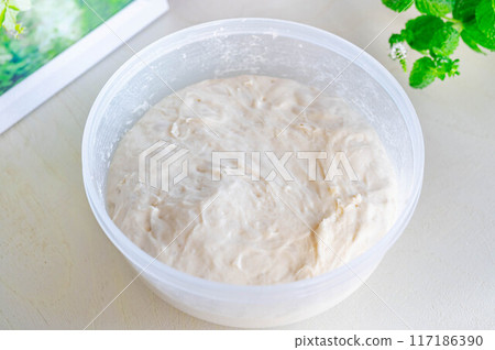 Chapata麵團初次發酵 Chapata麵團初次發酵 117186390