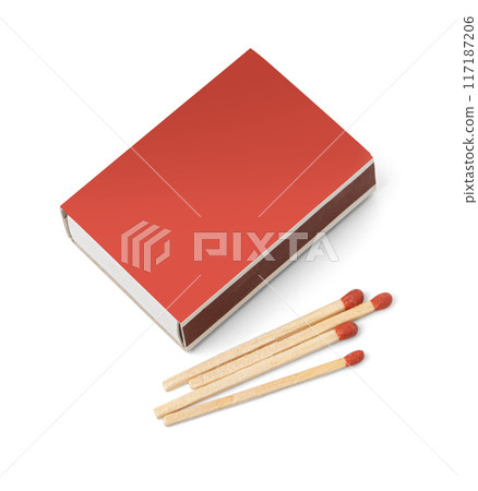 Box of matches isolated Box of matches isolated 117187206