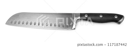 One knife with black handle 117187442