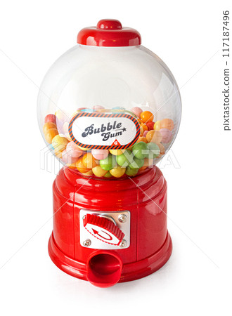 Mini old-style candy machine 117187496