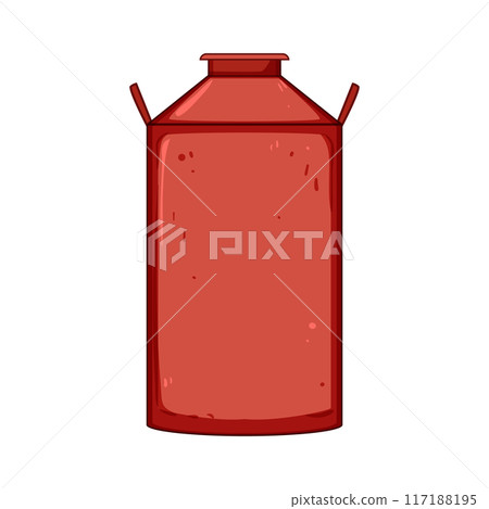 factory plastic tank cartoon vector illustration 117188195