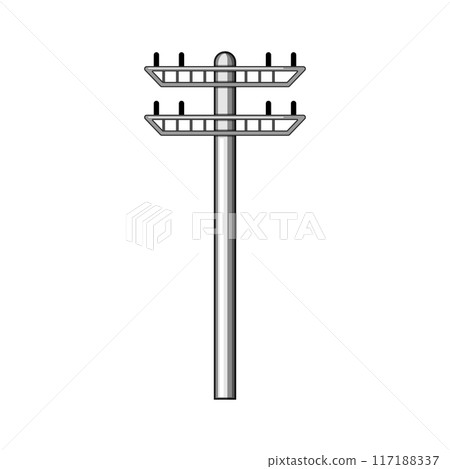 tower electric pylon cartoon vector illustration tower electric pylon cartoon vector illustration 117188337