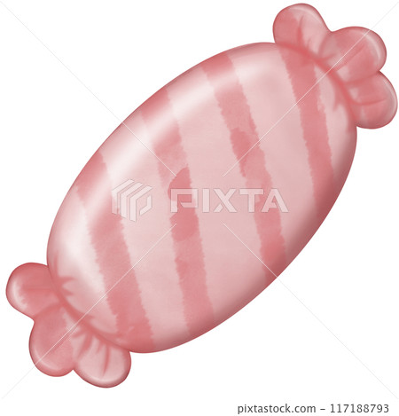 Cute candy and lollipops is cartoon hand drawn style, colorful,with ribbon pastel.  117188793