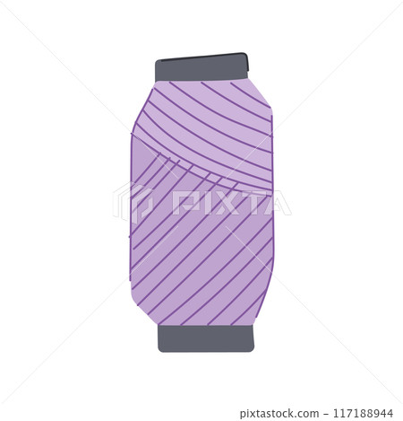 color thread spool cartoon vector illustration 117188944