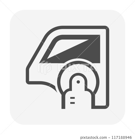 Car care service by polish paint vector icon. Car care service by polish paint vector icon. 117188946