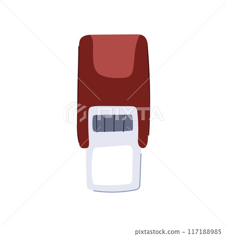 border stamp cartoon vector illustration 117188985