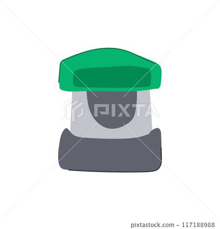 label stamp cartoon vector illustration 117188988