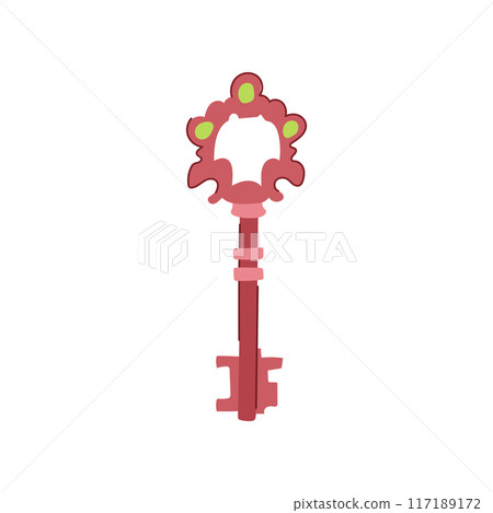 antique magic key cartoon vector illustration antique magic key cartoon vector illustration 117189172