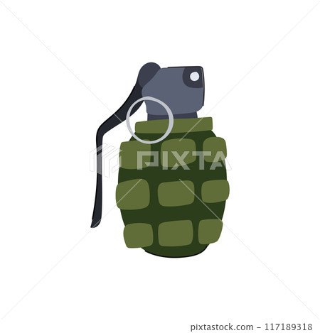 skull grenade cartoon vector illustration skull grenade cartoon vector illustration 117189318