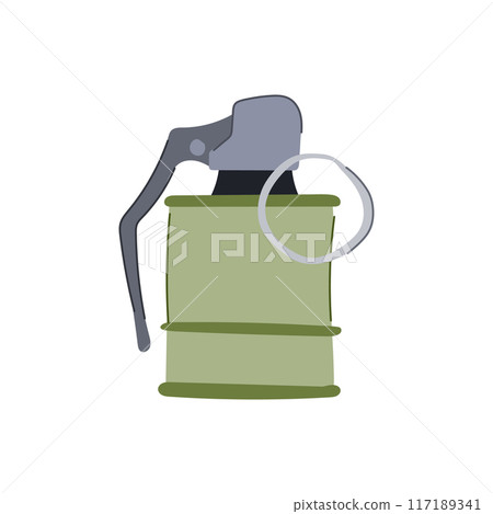 logo grenade cartoon vector illustration 117189341