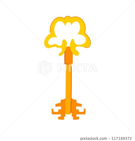 hole golden key cartoon vector illustration 117189372