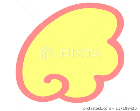 Pop feather illustration material 117189420