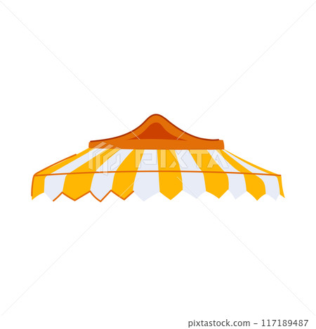 outdoor canopy awning cartoon vector illustration 117189487