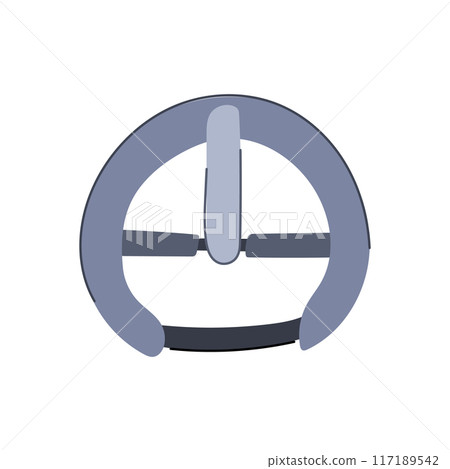 metal buckle belt cartoon vector illustration 117189542