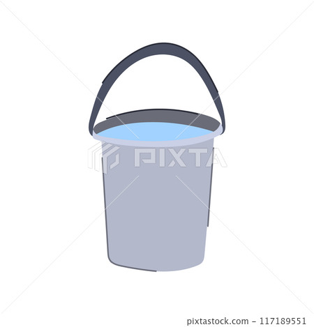 color bucket water cartoon vector illustration color bucket water cartoon vector illustration 117189551