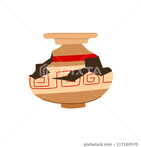 jug broken antique pot cartoon vector illustration jug broken antique pot cartoon vector illustration 117189570