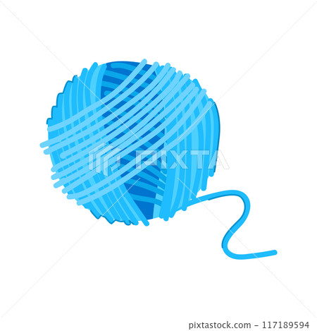 doodle ball yarn cartoon vector illustration doodle ball yarn cartoon vector illustration 117189594