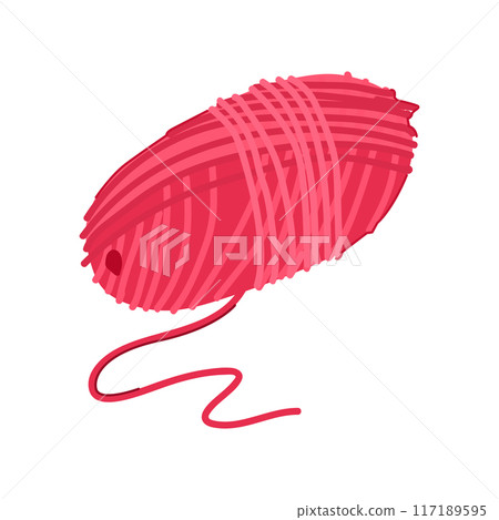 crochet ball yarn cartoon vector illustration crochet ball yarn cartoon vector illustration 117189595