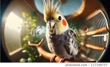 玄鳳鸚鵡除了魚眼相機 玄鳳鸚鵡除了魚眼相機 117190737