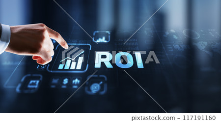Roi Return On Investment Business Technology Analysis Finance Concept Roi Return On Investment Business Technology Analysis Finance Concept 117191160