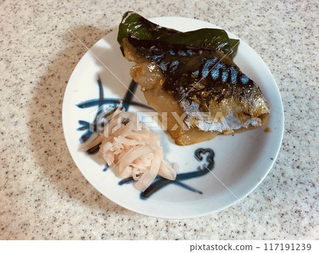 Mackerel pickled in sake lees Mackerel pickled in sake lees 117191239