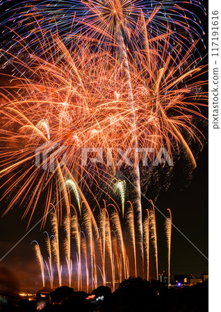The Todabashi Fireworks Festival is one of the most popular in the Kanto region. 117191616