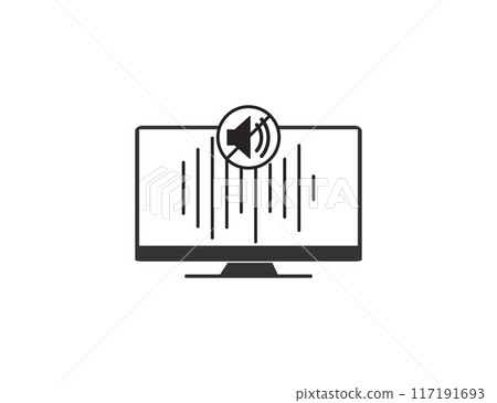 Audio, noise reduction, normalization icon. Vector illustration. 117191693