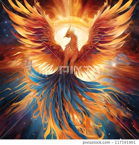 "The Magnificent Phoenix - A Symbol of Rebirth and Hope, Fantastic Wings of Flame 2" by Inoue Kantaro 117191901