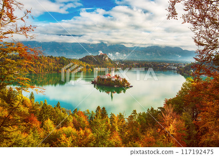 Lake Bled, Slovenia Lake Bled, Slovenia 117192475