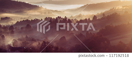 Morning mountain landscape 117192518