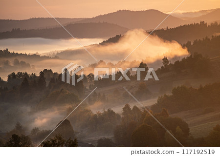 Morning mountain landscape 117192519