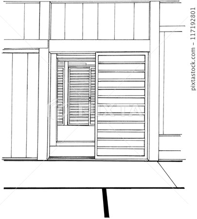 卡通風格鋼筆劃插畫日式_室內 卡通風格鋼筆劃插畫日式_室內 117192801