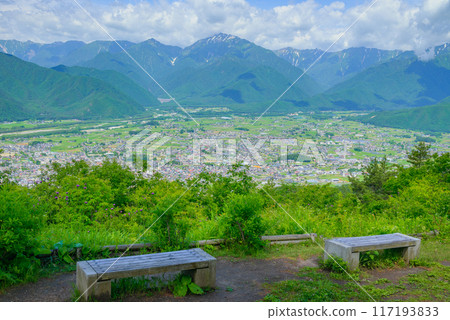 [夏季] 從高刈山眺望的絕美景色[大町市] 117193833