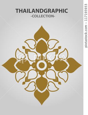 Vector element ethnic decorative ornament ethnic thai illustration Vector element ethnic decorative ornament ethnic thai illustration 117193933