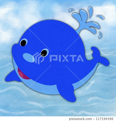 Whale in the ocean 117194398