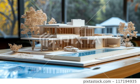 Architectural Model of a Modern Luxury Home Architectural Model of a Modern Luxury Home 117194935