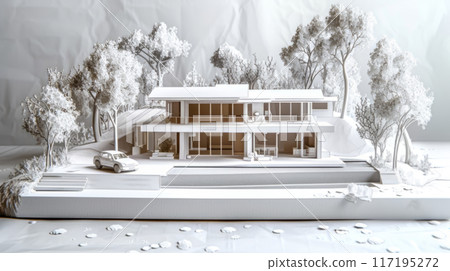 Architectural Model of a Modern Luxury Home 117195272