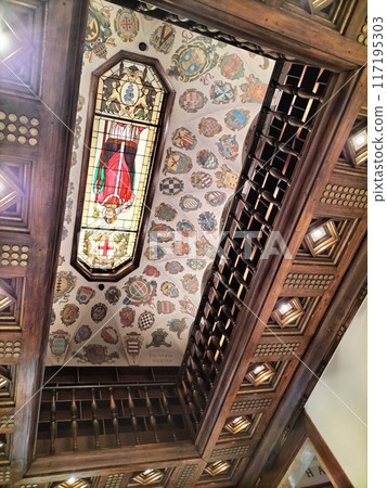 The gorgeous interior of the Ambrosian Library and Pinacoteca (Art Museum) 117195303