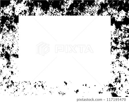 Black and white grunge. Distress overlay texture. Abstract surface dust and rough dirty wall background concept. Distress illustration simply place over object to create grunge effect. Vector EPS10. 117195470