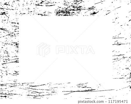 Black and white grunge. Distress overlay texture. Abstract surface dust and rough dirty wall background concept. Distress illustration simply place over object to create grunge effect. Vector EPS10. 117195471