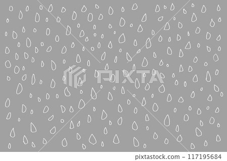 Rain hand drawn illustration background Rain hand drawn illustration background 117195684