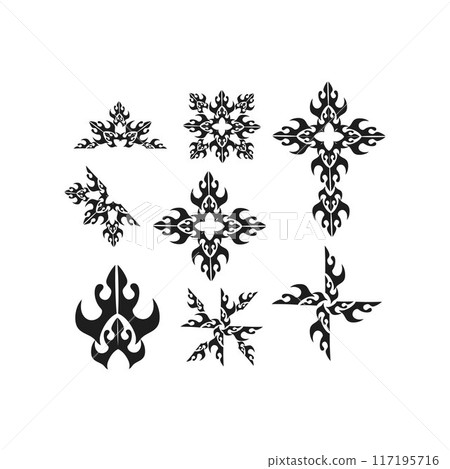tattoo pattern tattoo pattern 117195716