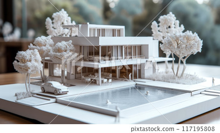 Architectural Model of a Modern Luxury Home 117195808