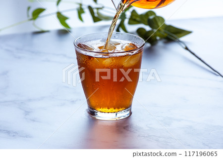 Cold Darjeeling tea Cold Darjeeling tea 117196065