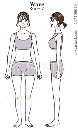 Skeletal wave image illustration with text Skeletal wave image illustration with text 117196659