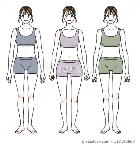 Skeleton diagnosis Straight Wave Natural Image illustration 117196667