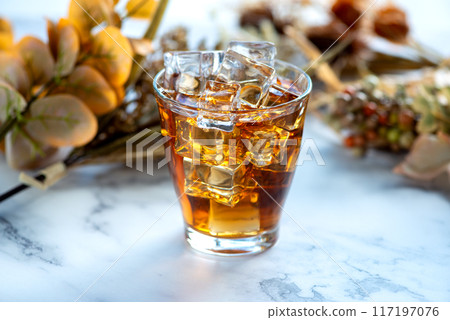 Cold Darjeeling tea Cold Darjeeling tea 117197076