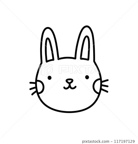 Cute bunny 117197129