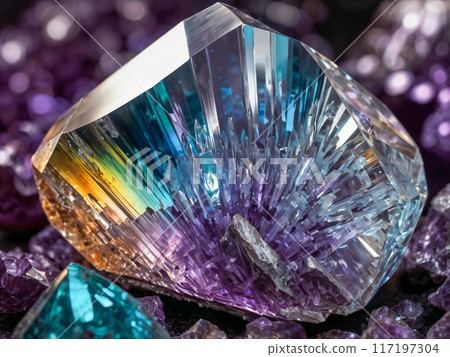 polished green gemstone on dark background polished green gemstone on dark background 117197304